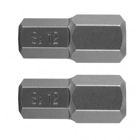 HEX-otsik 12 x 30 mm, S2 x 2 tk.