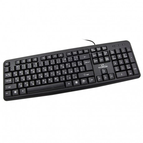 TK101BG Titanum juhtmega standardne USB klaviatuur bg