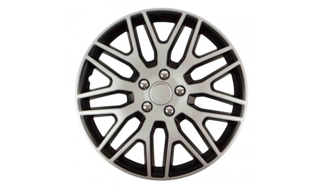 Kołpak dakar nc 16" silver&black ze śrubami chrom