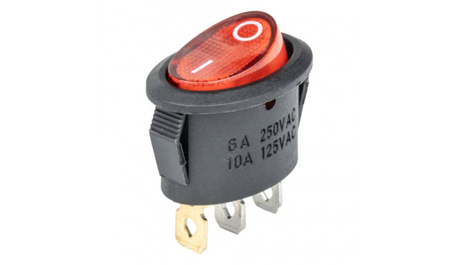 Włącznik przełącznik podświetlany owalny amio-02461