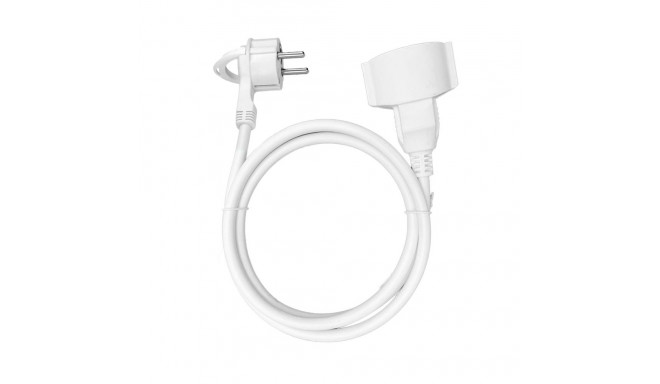 Przedłużacz domowy jednogniazdowy, 1x2P+Z (schuko) 5m,kabel PVC H05VV-F 3x1,5mm?, 230VAC/16A
