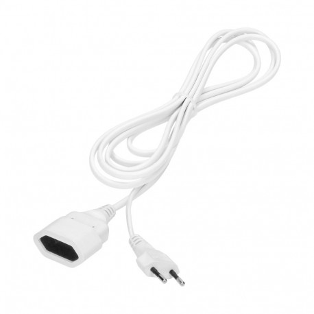 Pikendusjuhe lame ühe pistikupesaga 1x2P 5m kaabel PVC H03VV-F 2x0,75mm- 230VAC