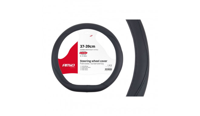 Pokrowiec ścięty nakładka na kierownicę sportową typ d m 37-39cm swc-22-m amio-02304