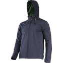 Kurtka softshell z kapt. czarna, "xl", ce, lahti