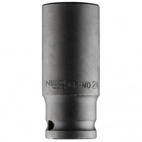 Nasadka udarowa 1/2" długa, 24 x 78 mm , CrMo