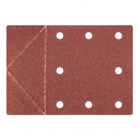 Papier ścierny 115 x 160 mm, otwory, perforacja do odrywania, rzep. K100, 3 szt (5 tk.)