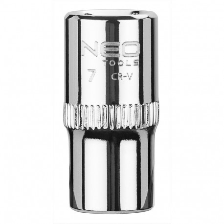 Kuuskantpadrun 1/4", 7 mm, superlock (5 tk.)