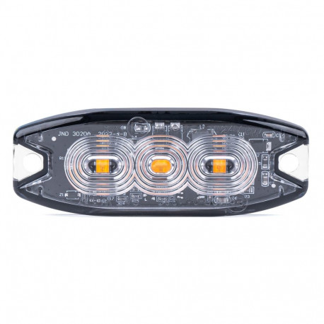 Lame hoiatav vilkur 3 led r65 r10 12-24v amio-02297