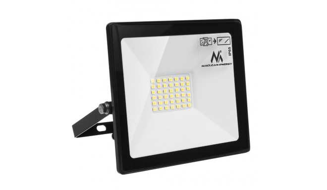 Naświetlacz LED Maclean, slim 30W, barwa neutralna biała (4000K), IP65, MCE530 NW