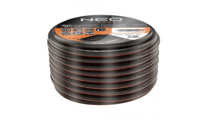 Wąż ogrodowy 1/2"x50m, 6-warstwowy NEO PROFESSIONAL