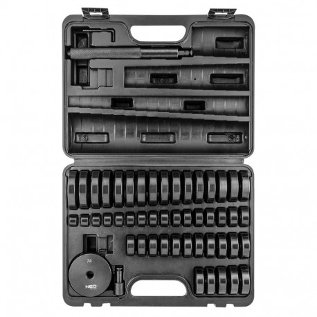 Zestaw do osadzania łożysk, uszczelniaczy i łącznikow gumowych - zestaw 51 szt.