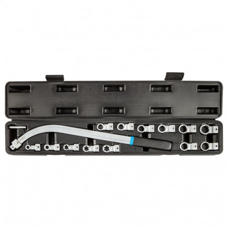 Klucz do demontażu napinaczy z wymiennymi końcówkami - zestaw 14 szt.