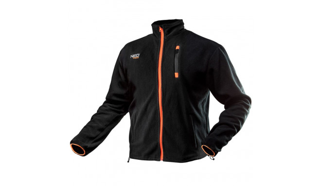 fliisjakk must, suurus S/48