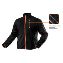 Bluza polarowa, czarna, rozmiar L/52