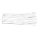 Opaski zaciskowe 3.6 x 300 mm, 100 szt., białe