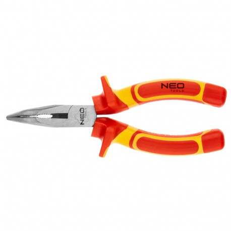 pikad kõverad tangid 160 mm, 1000V, CrV, poleeritud