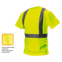 T-shirt ostrzegawczy, żółty, rozmiar XXL