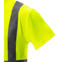 T-shirt ostrzegawczy, żółty, rozmiar XXL