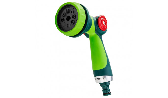 8-funktsiooniline püstolpritsija sujuva joa reguleerimisega