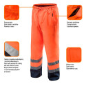 Spodnie robocze ostrzegawcze wodoodporne, pomarańczowe, rozmiar XXXL