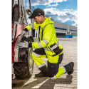 Spodnie robocze ostrzegawcze softshell, żółte, rozmiar XL