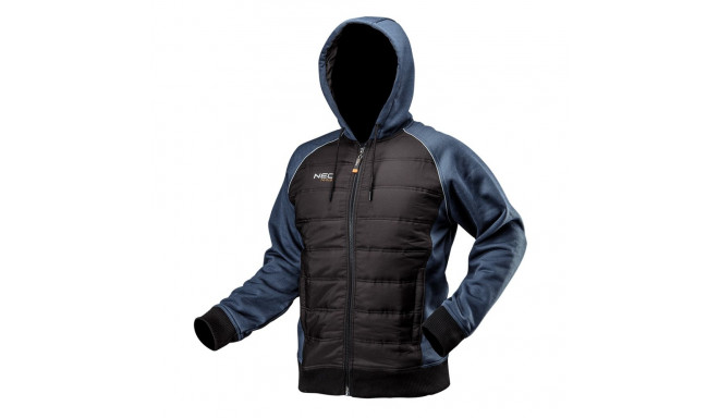 Bluza dziana, ocieplana z kapturem, rozmiar XL