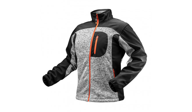Bluza dziana wzmacniana tkaniną softshell, rozmiar XXL