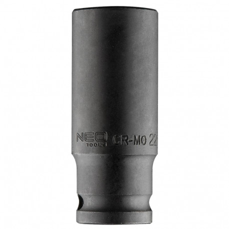 Pikk löökpadrun 1/2", 22 x 78mm, Cr-Mo