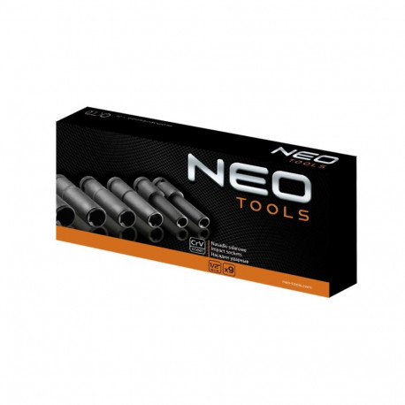 Löögpadrunite komplekt 1/2" E10-E24 9-osaline CrMo