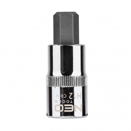 Kuusnurkne otsik 1/2", H12 x 55 mm