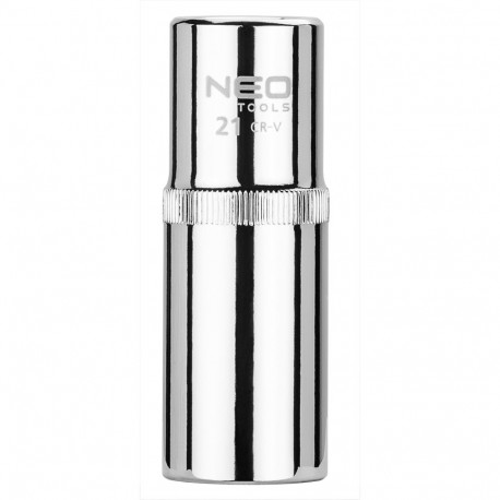 Pikk kaheteistkandiline padrunvõti 1/2", 21 mm