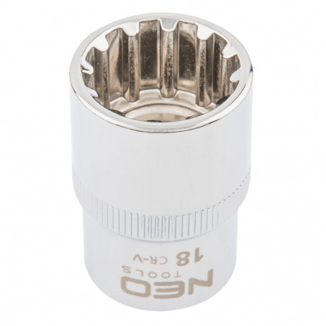 Spline-otsik 1/2", 18 mm (3 tk.)