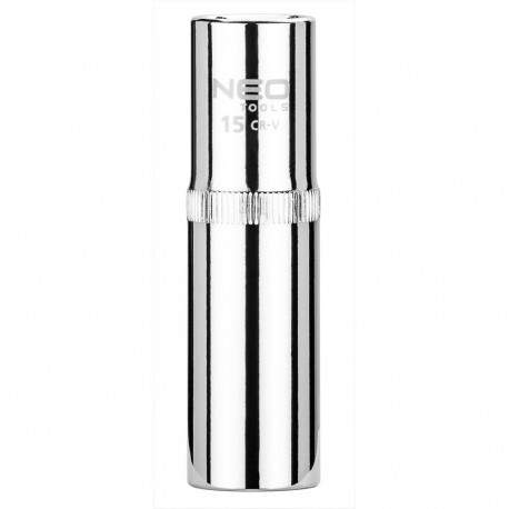 Pikk kaheteistkandiline padrunvõti 1/2", 15 mm