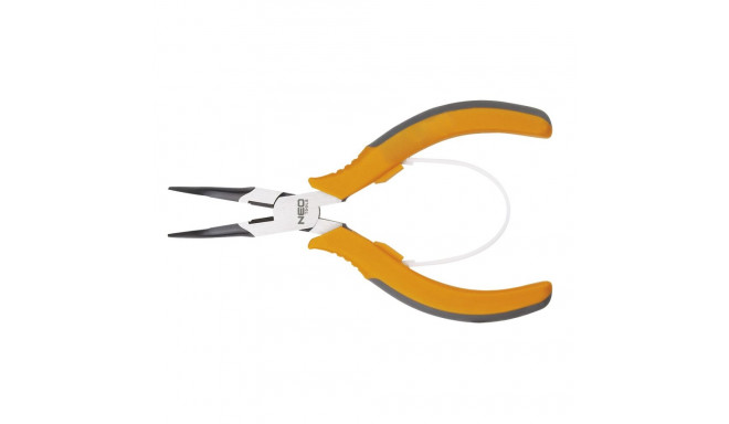 Szczypce precyzyjne wydłużone wygięte 140 mm