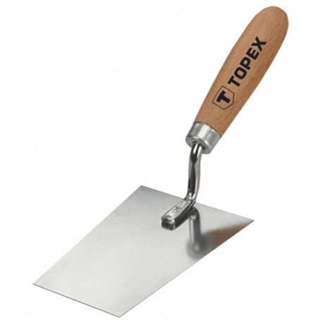 Kielnia sztukatorska trapezowa 160 x 80 mm, stal nierdzewna