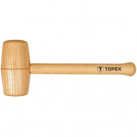ümmargune puidust haamer, 70 mm, puidust vars