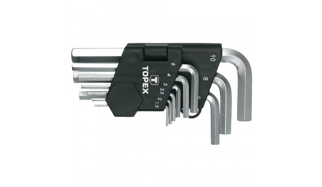 Kuusnurkvõtmete komplekt 1.5-10 mm, 9 tk