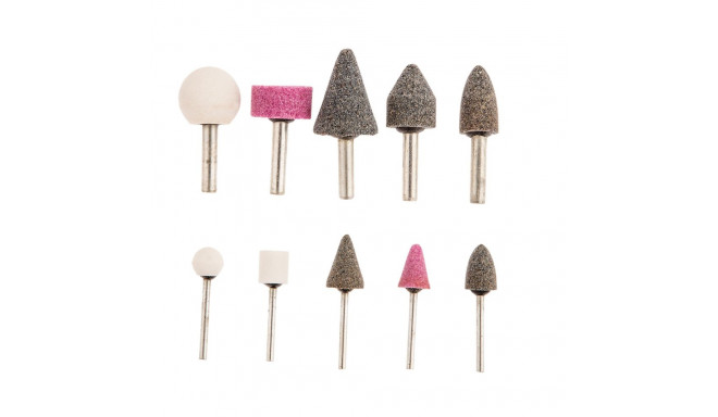 Kamienie szlifierskie, zestaw 10 szt.