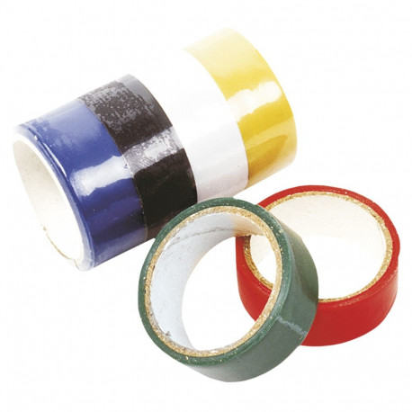 Taśmy izolacyjne, 19 mm x 3 m, 6 szt. (5 tk.)