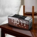 Radiobudzik bluetooth GreenBlue, FM, aux-in, 6W, temperatura, alarm, zegar, akumulator 2200mAh, GB20