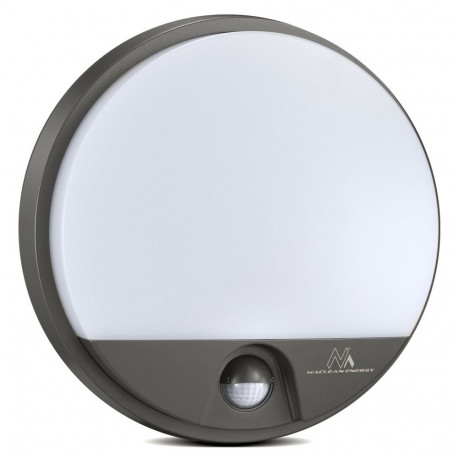 Lampa LED liikumisanduriga, infrapuna, hall, 15W, IP54, 1100lm, MCE291 GR