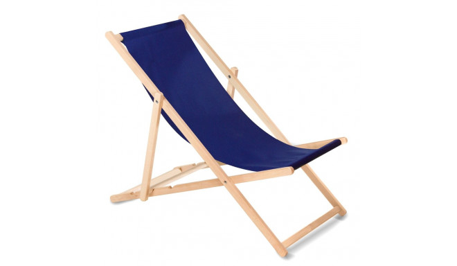 leżak klasyczny bukowy GreenBlue GB183 tumesinine