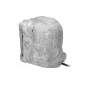 Gniazdo ogrodowe KAMIEŃ, 4x2P+Z (schuko), kabel gumowy H07RN-F 3x1,5mm?, 3m, 2 tryby pracy: automaty