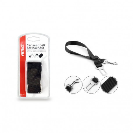 Smycz samochodowa amio-02232 koerale kassile turvavööle