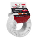 Kabel koncentryczny Maclean, Przewód antenowy satelitarny, RG6 1.02CU+4.8FPE+CU/P+32*0.12CU+6.8PVC, 