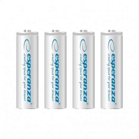 EZA104W Esperanza akumulatorki ni-mh aa 2000mah 4szt. białe