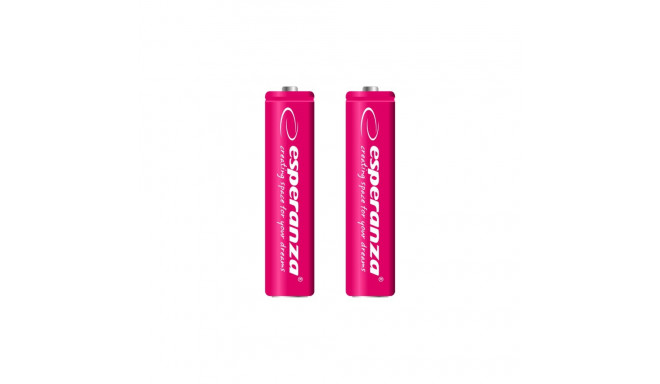 EZA101R Esperanza akumulatorki ni-mh aaa 1000mah 2szt. czerwone