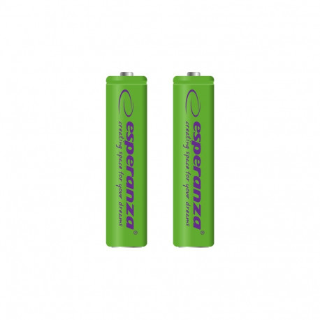 EZA101G Esperanza Ni-MH AAA 1000mAh akud, 2 tk, rohelised