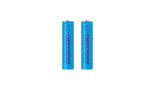 EZA101B Esperanza Ni-MH AAA akud 1000mAh 2tk sinised