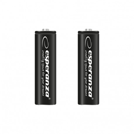 EZA105 Esperanza kõrge mahutavusega ni-mh aa akud 2600mah 2tk mustad